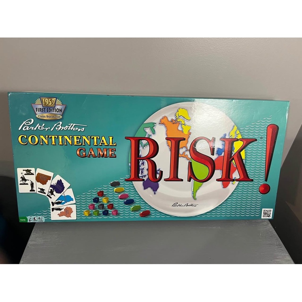 Risk 1959 Edition Reproduction 1st Edition NEW Continental Game Parker Brothers